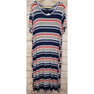 NWT Lane Bryant Striped Maxi Dress Size 18/20